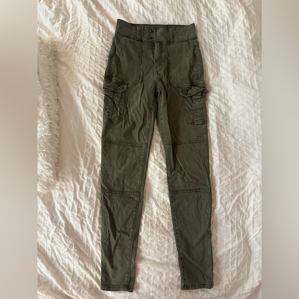 American Eagle Outfitters Khaki Buttoned Pants